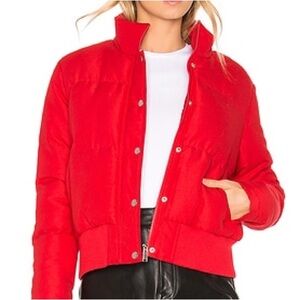 Revolve Superdown Maribel Puffer Jacket- Red | Size: Medium
